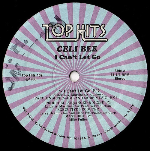 Celi Bee - I Can't Let Go (12")