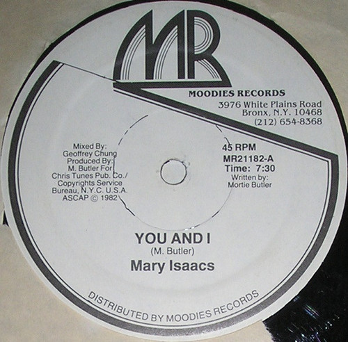 Mary Isaacs - You And I (12")