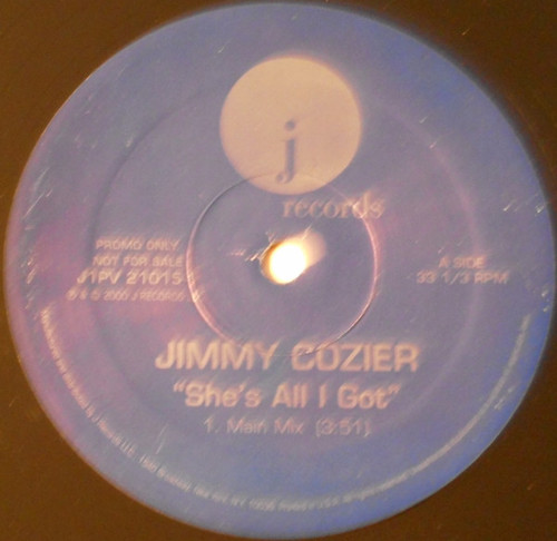 Jimmy Cozier - She's All I Got (12", Single, Promo)