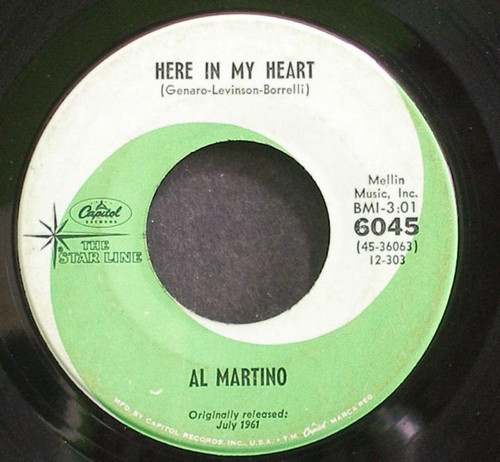 Al Martino - Here In My Heart / Granada (7")