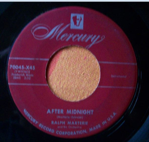 Ralph Marterie And His Orchestra - After Midnight (7", Single)