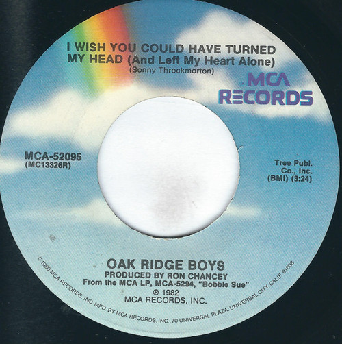 The Oak Ridge Boys - Back In Your Arms Again - MCA Records - MCA-52095 - 7", Single, Pin 1195263881