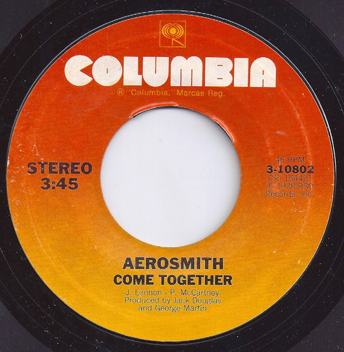 Aerosmith - Come Together / Kings And Queens - Columbia - 3-10802 - 7", Single, Styrene, Ter 1195371682