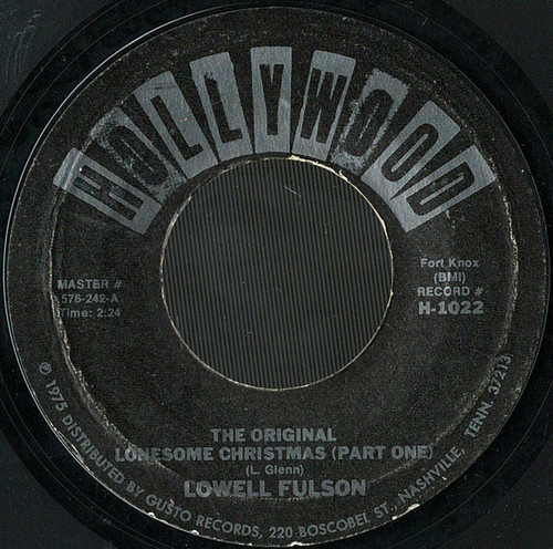 Lowell Fulson - The Original Lonesome Christmas - Hollywood Records (2) - H-1022 - 7", Single, RE 1195372441