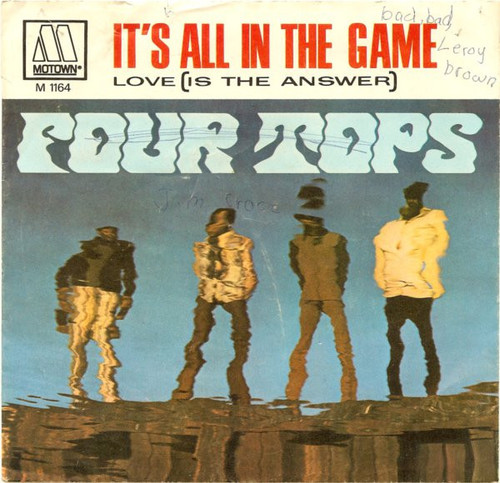 Four Tops - It's All In The Game - Motown - M 1164 - 7", Single 1195928590