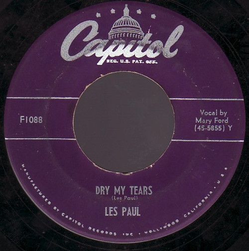 Les Paul - Dry My Tears (7", Single)