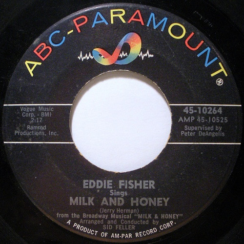 Eddie Fisher - Milk And Honey - ABC-Paramount - 45-10264 - 7" 1196030529