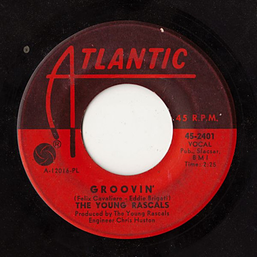 The Young Rascals - Groovin' - Atlantic - 45-2401 - 7", Single, PL  1196287875