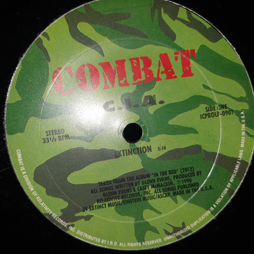 C.I.A. (10) - Extinction / Turn To Stone (12")
