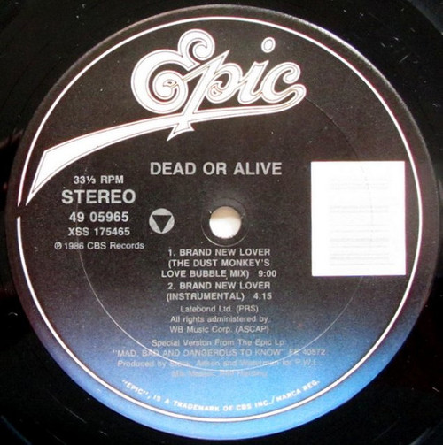 Dead Or Alive - Brand New Lover - Epic - 49 05965 - 12" 1196522485