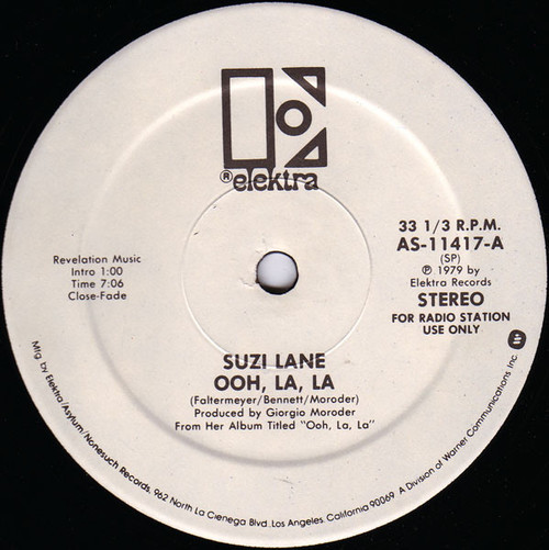 Suzi Lane - Ooh, La, La - Elektra - AS-11417 - 12", Promo 1196523617