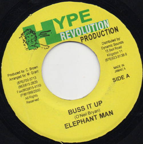 Elephant Man - Buss It Up (7")