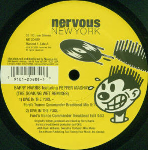 Barry Harris Featuring Pepper Mashay - Dive In The Pool (The Soaking Wet Remixes) - Nervous Records - NE 20489 - 2x12" 1197576829