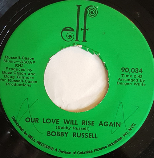 Bobby Russell - Our Love Will Rise Again / For A While (We Helped Each Other Out) (7")