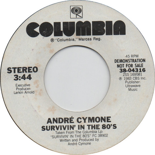 André Cymone - Survivin' In The 80's (7", Promo)