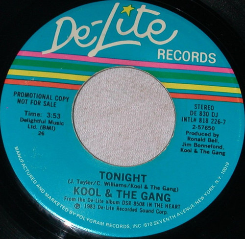 Kool & The Gang - Tonight  (7", Promo)