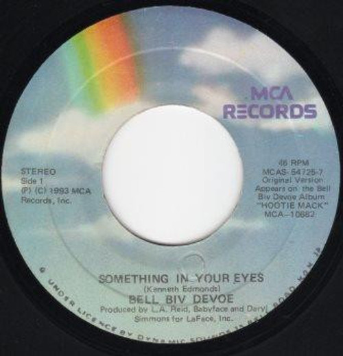 Bell Biv DeVoe - Something In Your Eyes (7", Single)
