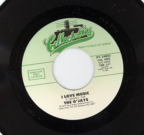 The O'Jays - I Love Music / Livin' For The Weekend (7", RE)