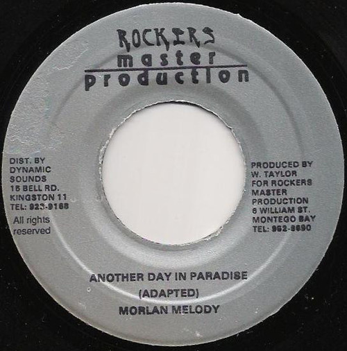 Morlan Melody - Another Day In Paradise (7", Single)