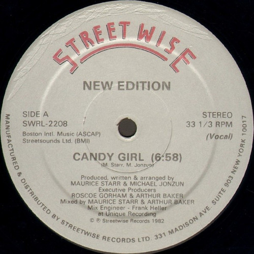 New Edition - Candy Girl - Streetwise - SWRL-2208 - 12" 1200828994