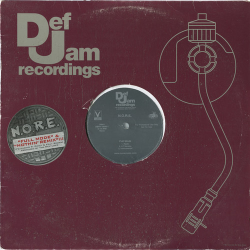 N.O.R.E. - Full Mode / Nothin' (Remix) - Def Jam Recordings - DEFR 15642-1 - 12", Promo 1203939023
