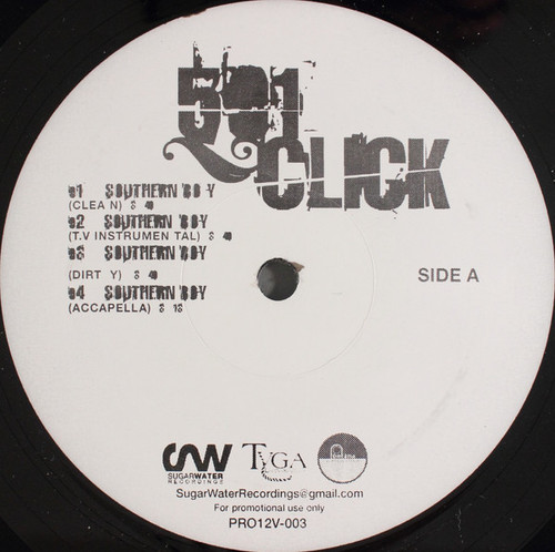 501 Click - Southern Boy / They Mad (12", Promo)