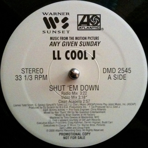 LL Cool J - Shut 'Em Down - Atlantic - DMD 2545 - 12", Promo 1204528579