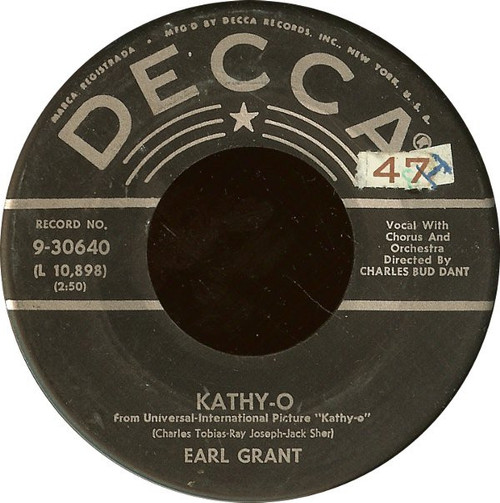 Earl Grant - Kathy-O (7", Glo)