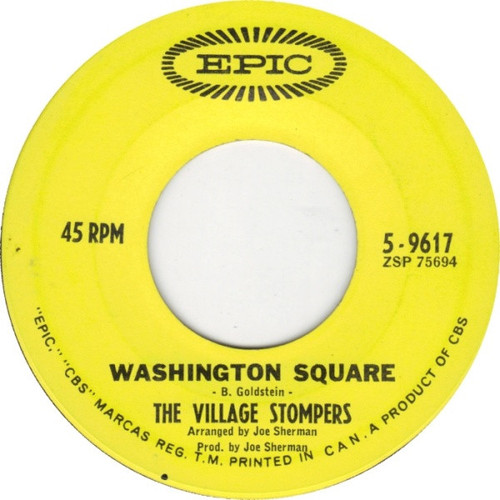 The Village Stompers - Washington Square - Epic - 2818699 - 7", Single 1207373711