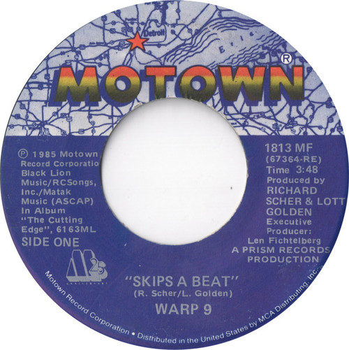 Warp 9 - Skips A Beat - Motown - 1813MF - 7", Single 1207388680