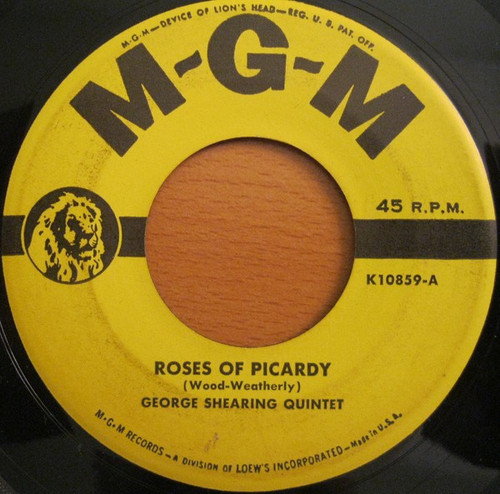 George Shearing Quintet* - Roses Of Picardy / Pick Yourself Up (7")