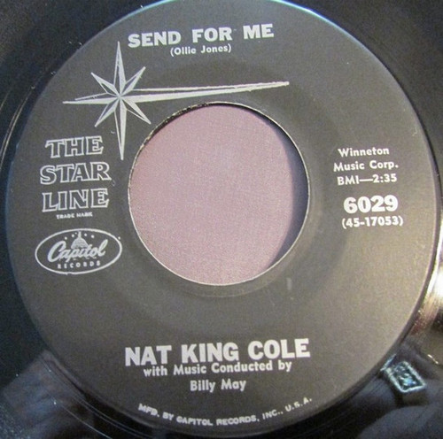 Nat King Cole - Send For Me / Looking Back - Capitol Records - 6029 - 7", Single 1210258276