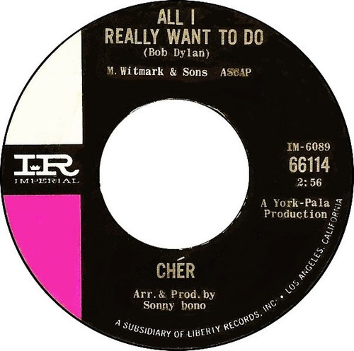 Cher - All I Really Want To Do - Imperial - 66114 - 7" 1210273999