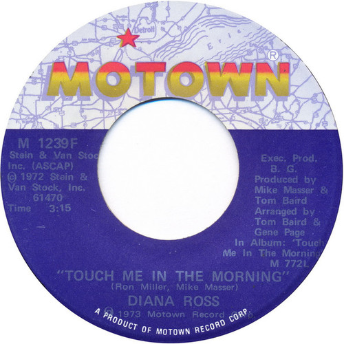 Diana Ross - Touch Me In The Morning - Motown - M 1239F - 7", Single 1210294751