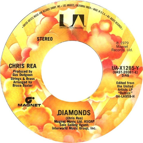 Chris Rea - Diamonds - United Artists Records - UA-X1285-Y - 7" 1210640177