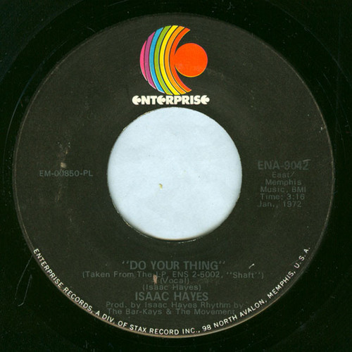 Isaac Hayes - Do Your Thing / Ellie's Love Theme (7", Single, Pla)