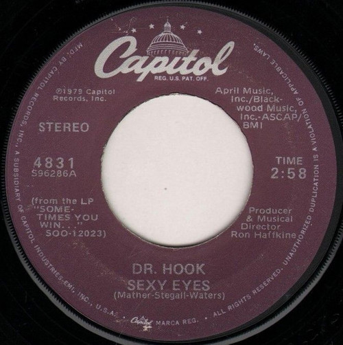 Dr. Hook - Sexy Eyes - Capitol Records - 4831 - 7", Los 1214817534