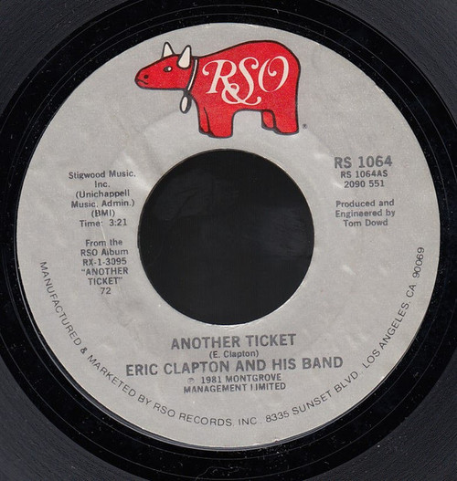 Eric Clapton And His Band - Another Ticket - RSO - RS 1064 - 7", Single, Styrene, 72  1214839746