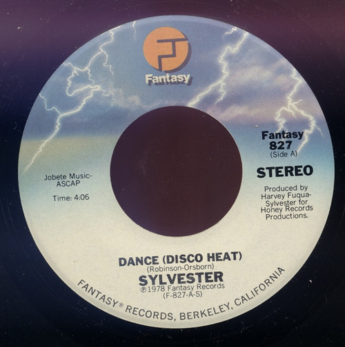 Sylvester - Dance (Disco Heat) - Fantasy - Fantasy 827 - 7", Single, Styrene, CSM 1217051664