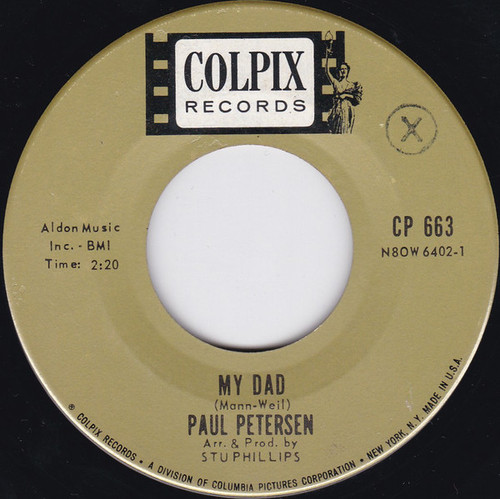 Paul Petersen - My Dad / Little Boy Sad (7", Single)
