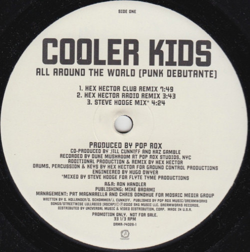 Cooler Kids - All Around The World (Punk Debutante) - DreamWorks Records - DRMR-14029-1 - 12", Promo 1218633177