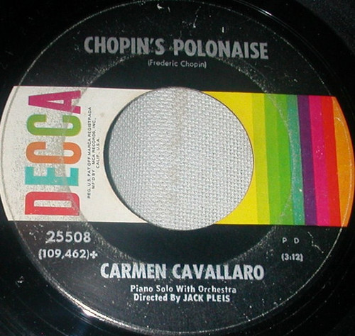 Carmen Cavallaro - Chopin's Polonaise (7", Single)