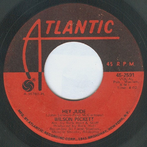 Wilson Pickett - Hey Jude - Atlantic - 45-2591 - 7", Single, PL  1222375611