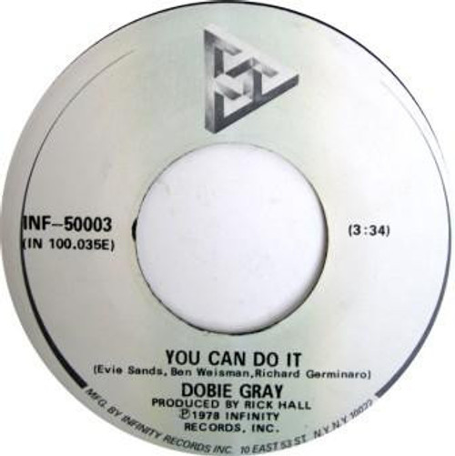 Dobie Gray - You Can Do It / Sharing The Night Together - Infinity Records (2) - INF-50003 - 7" 1222693437