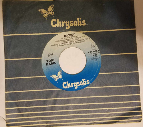 Toni Basil - Mickey - Chrysalis - VS4 03539 - 7", Single 1222695876