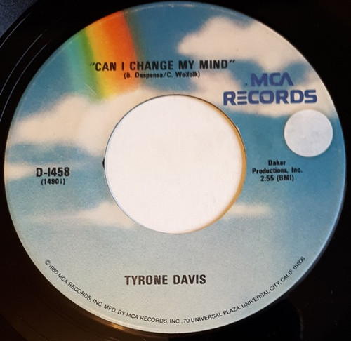 Eddie Holman / Tyrone Davis - Hey There Lonely Girl / Can I Change My Mind  (7", Mono, M/Print, RE)