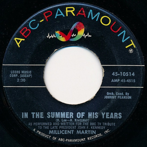 Millicent Martin - In The Summer Of His Years (7")