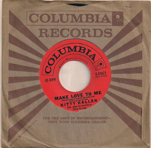 Kitty Kallen - Make Love To Me (7", Single)