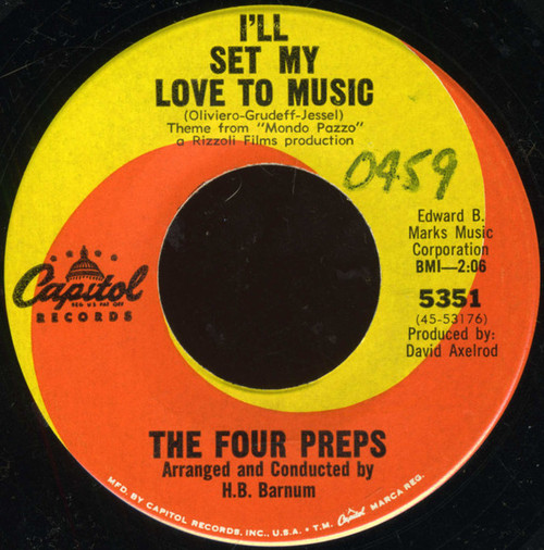 The Four Preps - I'll Set My Love To Music / Everlasting (7")