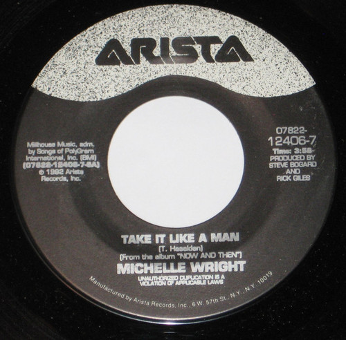 Michelle Wright - Take It Like A Man / Guitar Talk - Arista - 07822-12406-7 - 7", Single 1235375100